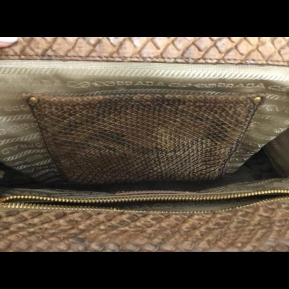 Prada Python Skin Satchel - Picture 6 of 15
